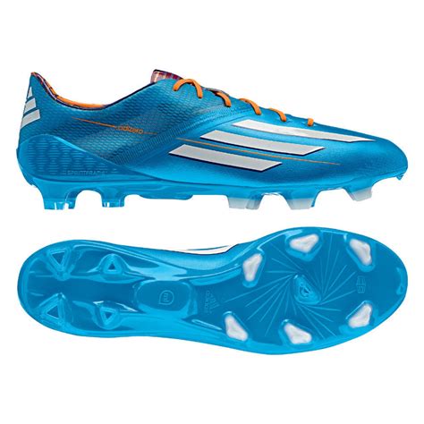 adidas fußballschuhe f50 adizero fg leder blau grün|Adidas f50 elite laceless.